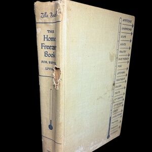 Vintage 1952 - The Home Freezer Book by Zella Boutell - Farmhouse, Rustic decor